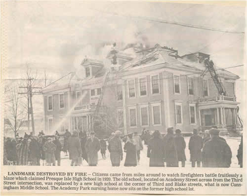 Training School Fire